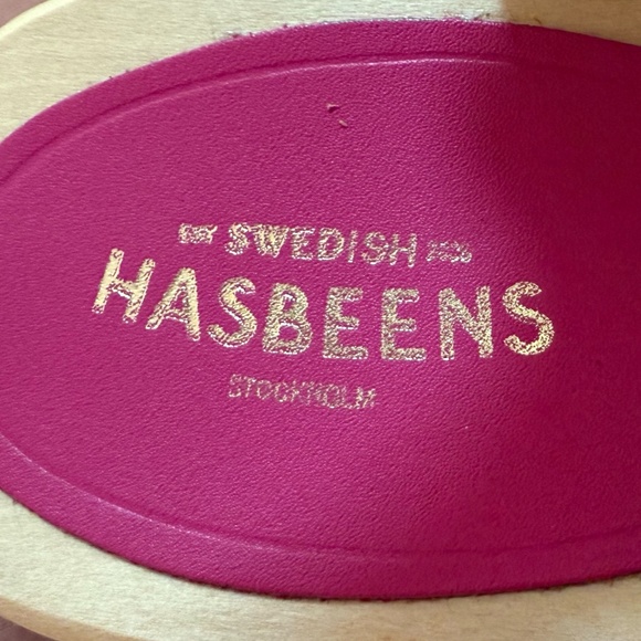 Swedish Hasbeens Cross Strap Sandals – Size 38 – Never Worn - Picture 3 of 9